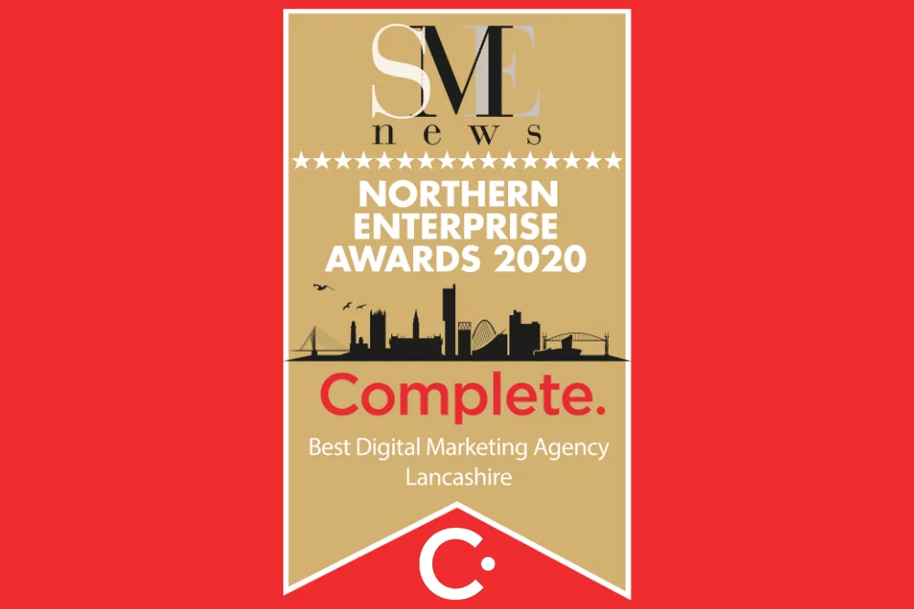 We've won an award at The Northern Enterprise Awards 2020